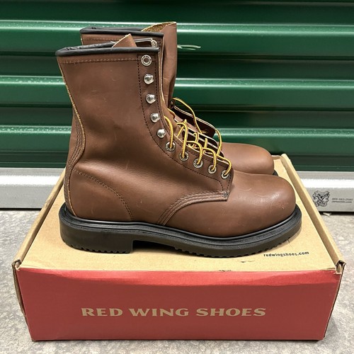 Red wing steel toe boots - red,