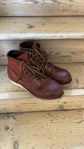 Men red wing - red, leather