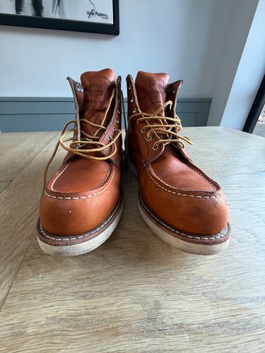 Red wing classic moc toe - red, boots