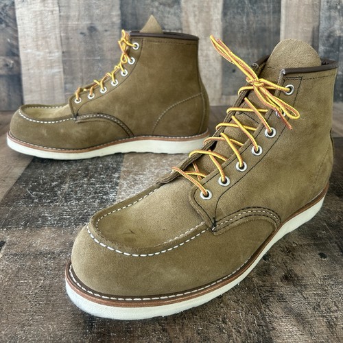 Red wing 8881 suede - red, toe