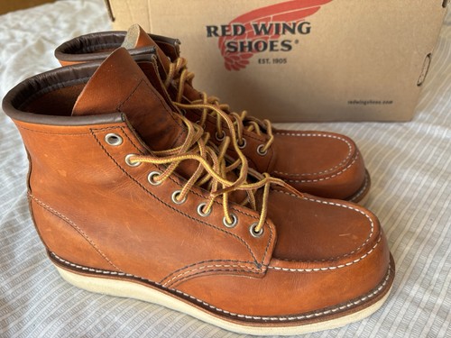Red wing moc toe - red,