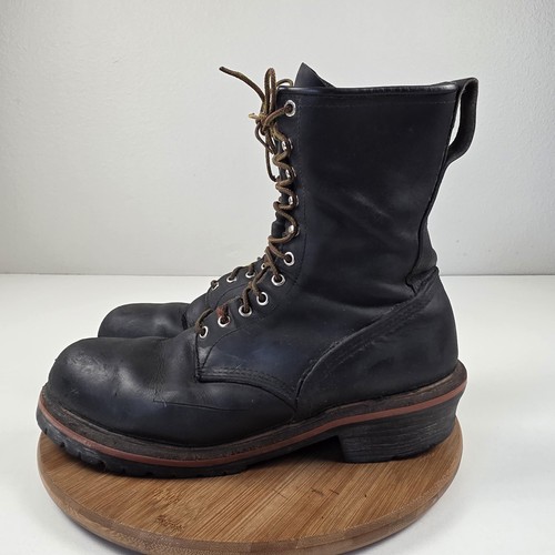 Red wing logger boots - red,