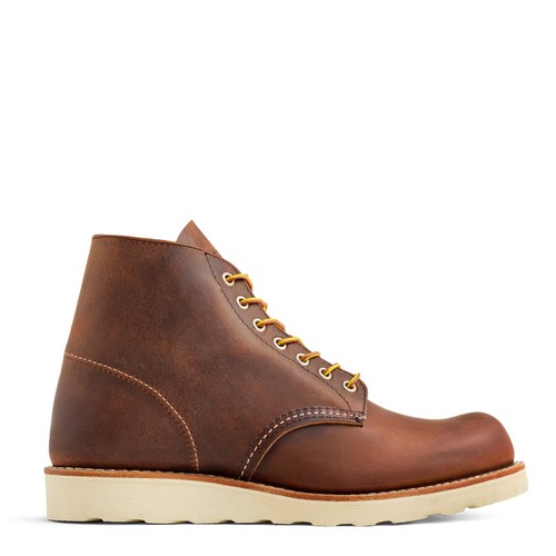 Red wing round toe boot - red, copper