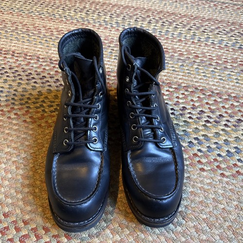 Black leather red - black,