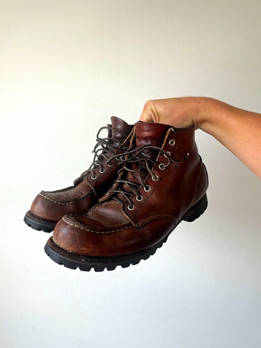Red wing shoes - red, leather