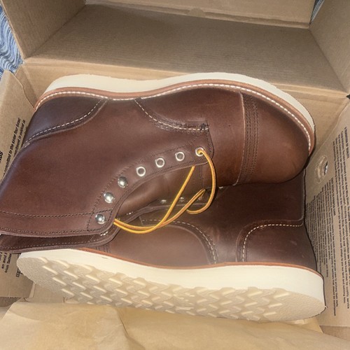 Red wing shoes - wing, iron