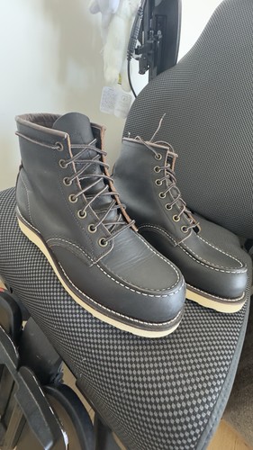 Red wing moc toe - red,