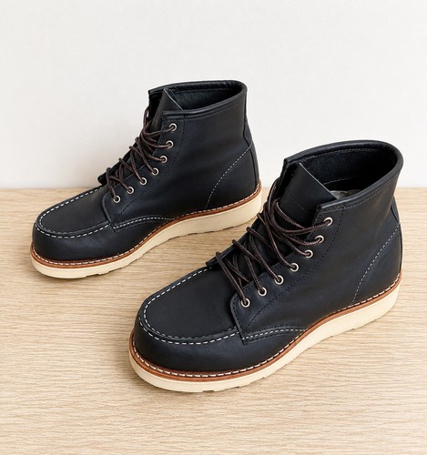 Red wing ladies black - red, leather