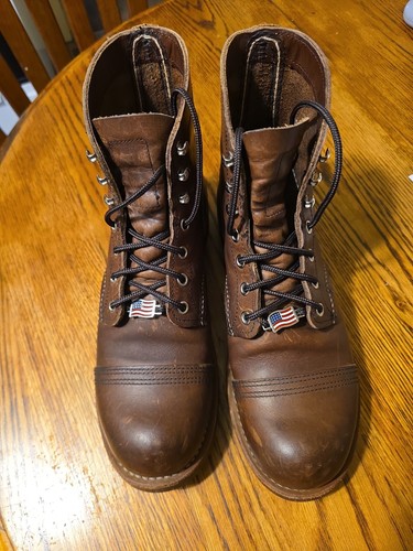 Red wing iron ranger boots - red,