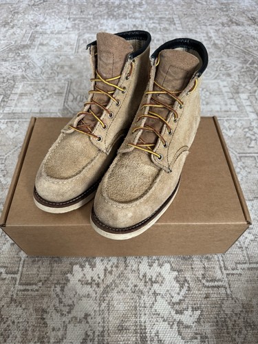 Red wing 8173 moc toe - red, uk
