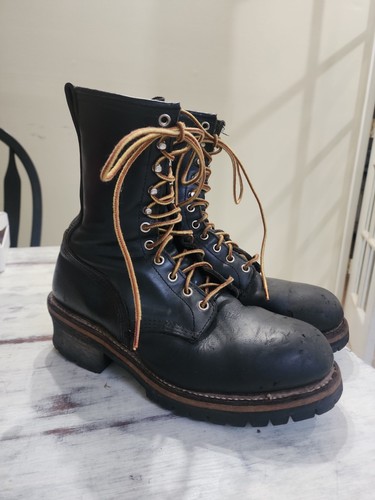 Red wing 2218 logger boots - red,
