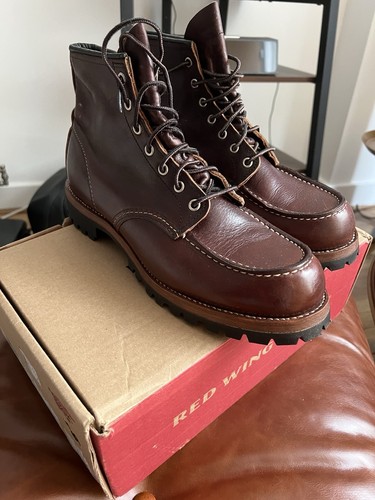 Red wing shoes - shoes, toe